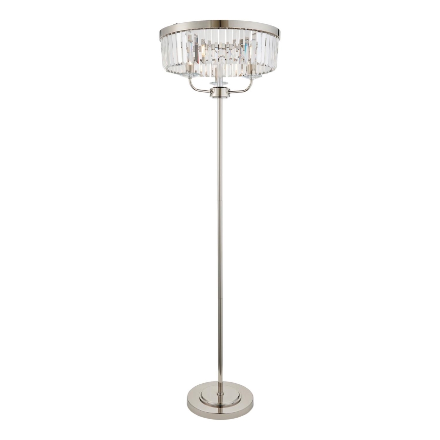 Endon 108103 - Gulvlampe CHESTERFIELD 3xE14/6W/230V skinnende krom