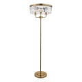 Endon 110644 - Gulvlampe CHESTERFIELD 3xE14/6W/230V messing