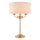 Endon 110721 - Bordlampe HIGHCLERE 3xE14/18W/230V beige/messing