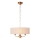 Endon 110723 - Pendel med kædeophæng HIGHCLERE 3xE14/40W/230V beige/messing