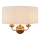 Endon 110726 - Væglampe HIGHCLERE 2xE14/40W/230V beige/messing