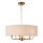 Endon 110727 - Lysekrone med kædeophæng HIGHCLERE 8xE14/6W/230V beige/messing Ø 70 cm