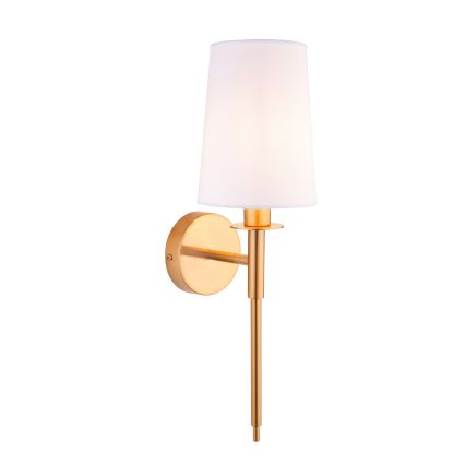 Endon 110738 - Væglampe 1xE14/6W/230V hvid/guld