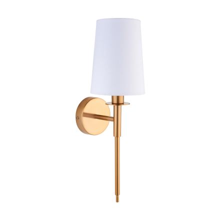 Endon 110738 - Væglampe 1xE14/6W/230V hvid/guld