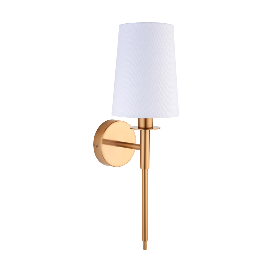 Endon 110738 - Væglampe 1xE14/6W/230V hvid/guld