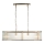 Endon 110945 - Pendel med kædeophæng RIDGETON 4xE14/6W/230V messing/transparent