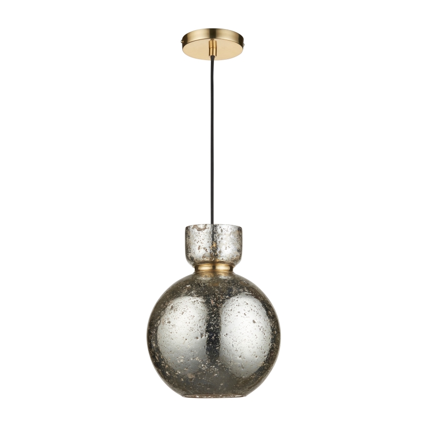 Endon 111336 - Pendel med kabel 1xE27/10W/230V guld/røget sort