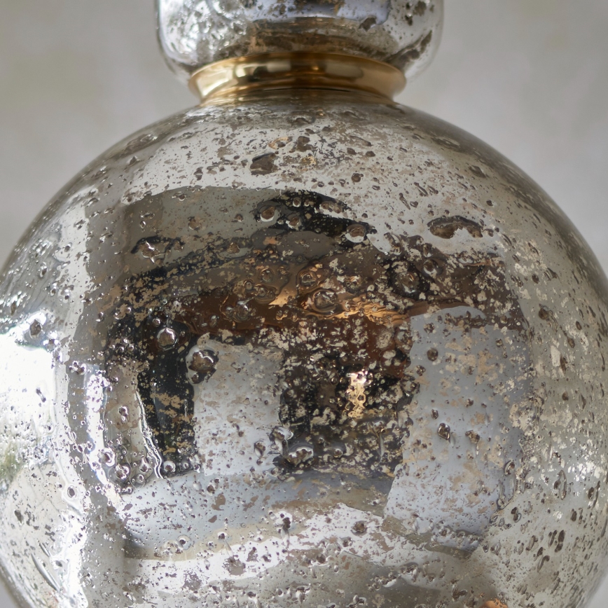 Endon 111336 - Pendel med kabel 1xE27/10W/230V guld/røget sort