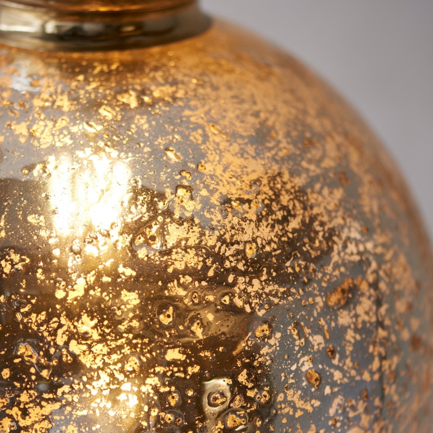 Endon 111336 - Pendel med kabel 1xE27/10W/230V guld/røget sort