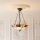Endon 111879 - Kædeophængt Tiffany-lysekrone INGRAM 3xE27/10W/230V Ø 45 cm