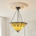 Endon 111881 - Lysekrone med kæde Tiffany JAMELIA 3xE27/10W/230V Ø 50 cm