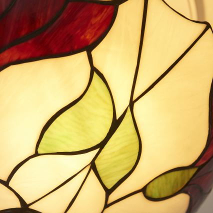 Endon 111896 - Fladmonteret Tiffany-loftlampe BOTANICA 3xE27/10W/230V Ø 45 cm