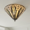 Endon 112191 - Loftlampe Tiffany ASTORIA 2xE27/60W/230V Ø 40 cm