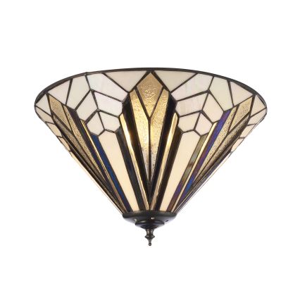 Endon 112191 - Loftlampe Tiffany ASTORIA 2xE27/60W/230V Ø 40 cm