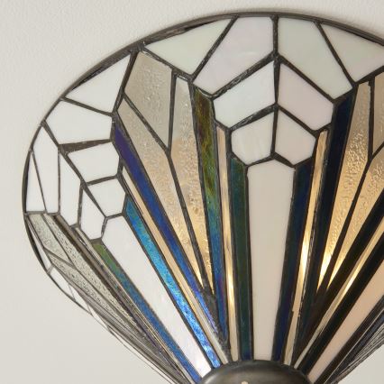 Endon 112191 - Loftlampe Tiffany ASTORIA 2xE27/60W/230V Ø 40 cm