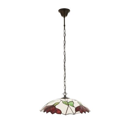 Endon 112246 - Lysekrone på kæde Tiffany BOTANICA 1xE27/60W/230V Ø 45 cm