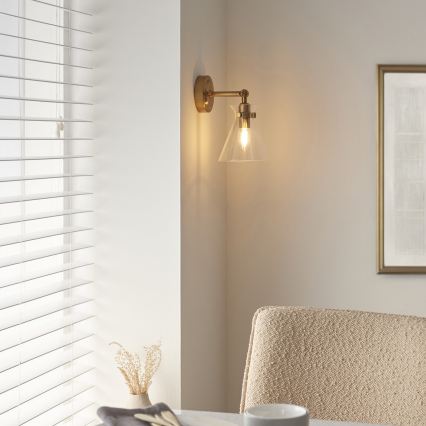 Endon 112861 - Vægspot HARLOW 1xE14/7W/230V guld