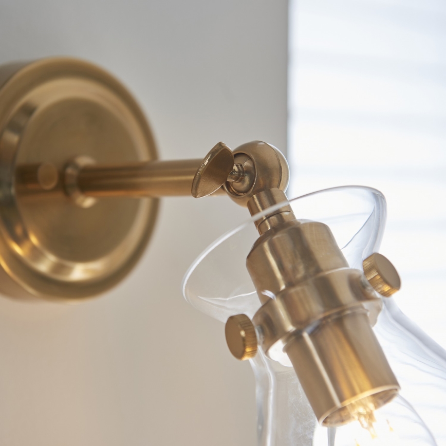 Endon 112861 - Vægspot HARLOW 1xE14/7W/230V guld