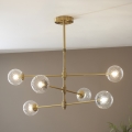 Endon 114039 - Loftlampe på stang 6xG9/3,2W/230V, guldfarvet
