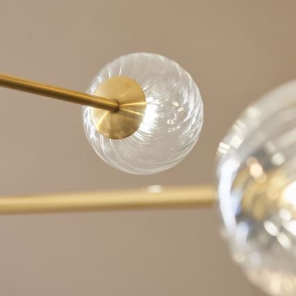 Endon 114039 - Loftlampe på stang 6xG9/3,2W/230V, guldfarvet