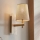 Endon 114200 - Væglampe 1xE14/7W/230V beige/guld