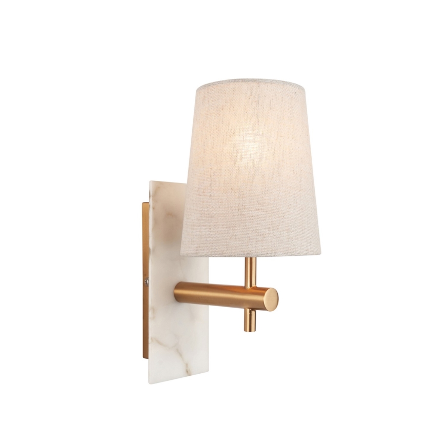 Endon 114200 - Væglampe 1xE14/7W/230V beige/guld