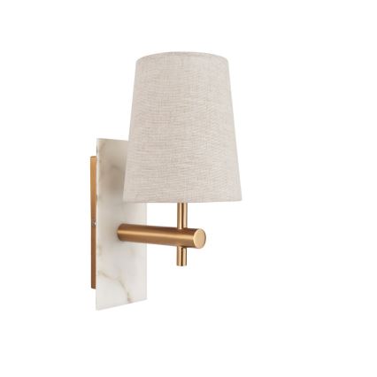 Endon 114200 - Væglampe 1xE14/7W/230V beige/guld