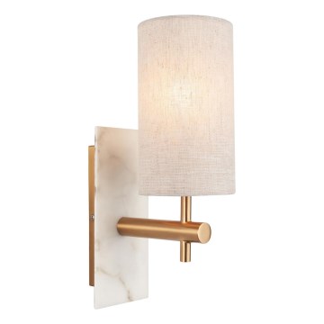 Endon 114201 - Væglampe 1xE14/7W/230V beige/guld