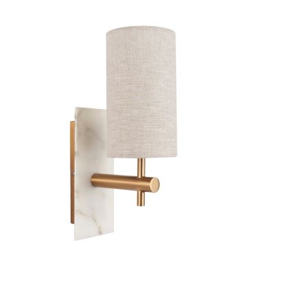 Endon 114201 - Væglampe 1xE14/7W/230V beige/guld
