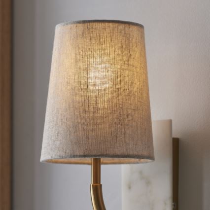 Endon 114202 - Væglampe 1xE14/7W/230V beige/guld