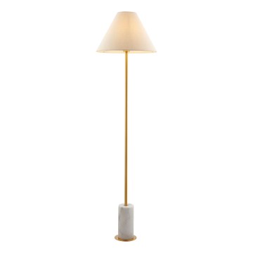 Endon 114209 - Gulvlampe 1xE27/10W/230V beige/guld