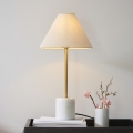 Endon 114211 - Bordlampe 1xE14/7W/230V beige/messing