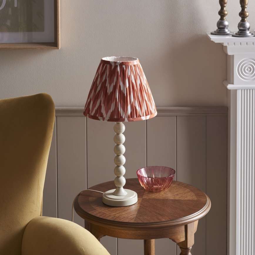 Endon 114688 - Bordlampe HIGGLEDY 1xE14/7W/230V cremefarvet/orange