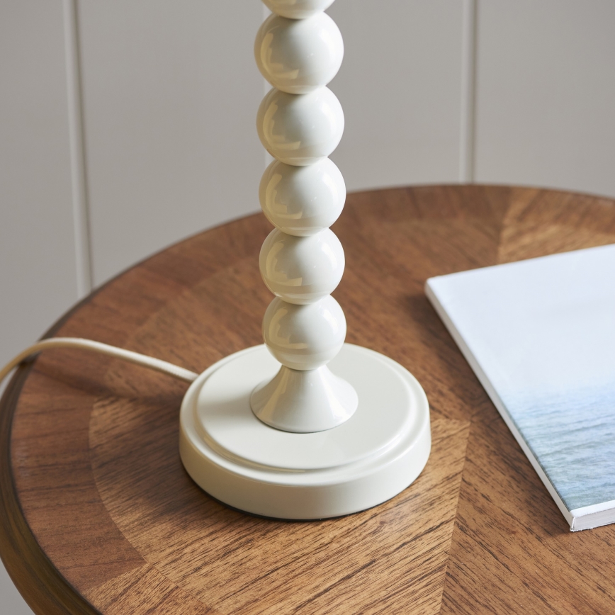 Endon 114688 - Bordlampe HIGGLEDY 1xE14/7W/230V cremefarvet/orange