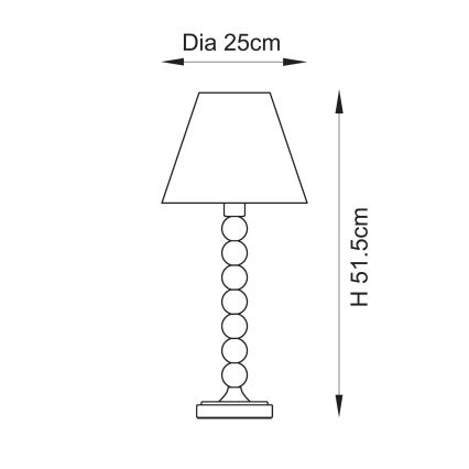Endon 114735 - Bordlampe HIGGLEDY 1xE14/7W/230V lyserød/orange