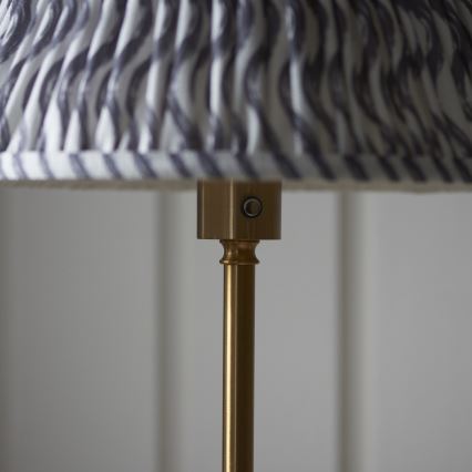 Endon 114785 - LED dæmpbar genopladelig standerlampe BURLEY LED/1,5W/5V 3600 mAh messing/grå