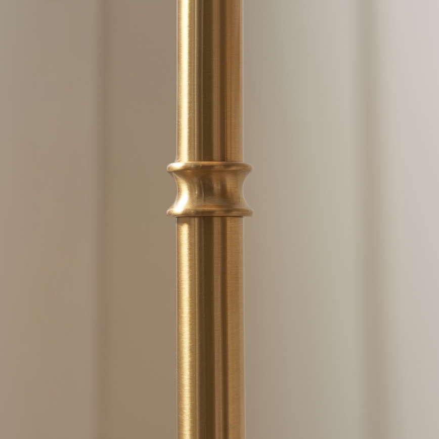 Endon 114786 - LED dæmpbar genopladelig gulvlampe BURLEY LED/1,5W/5V 3600 mAh messing/rosa