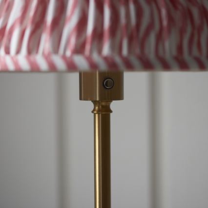 Endon 114786 - LED gulvlampe dæmpbar og genopladelig BURLEY LED/1,5W/5V 3600 mAh messing/lyserød