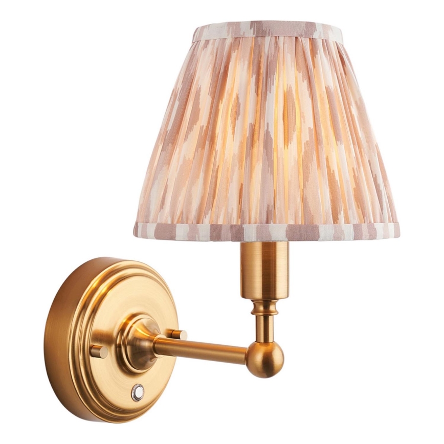 Endon 114831 - LED væglampe dæmpbar og genopladelig BURLEY LED/1,5W/5V 3600 mAh messing/beige