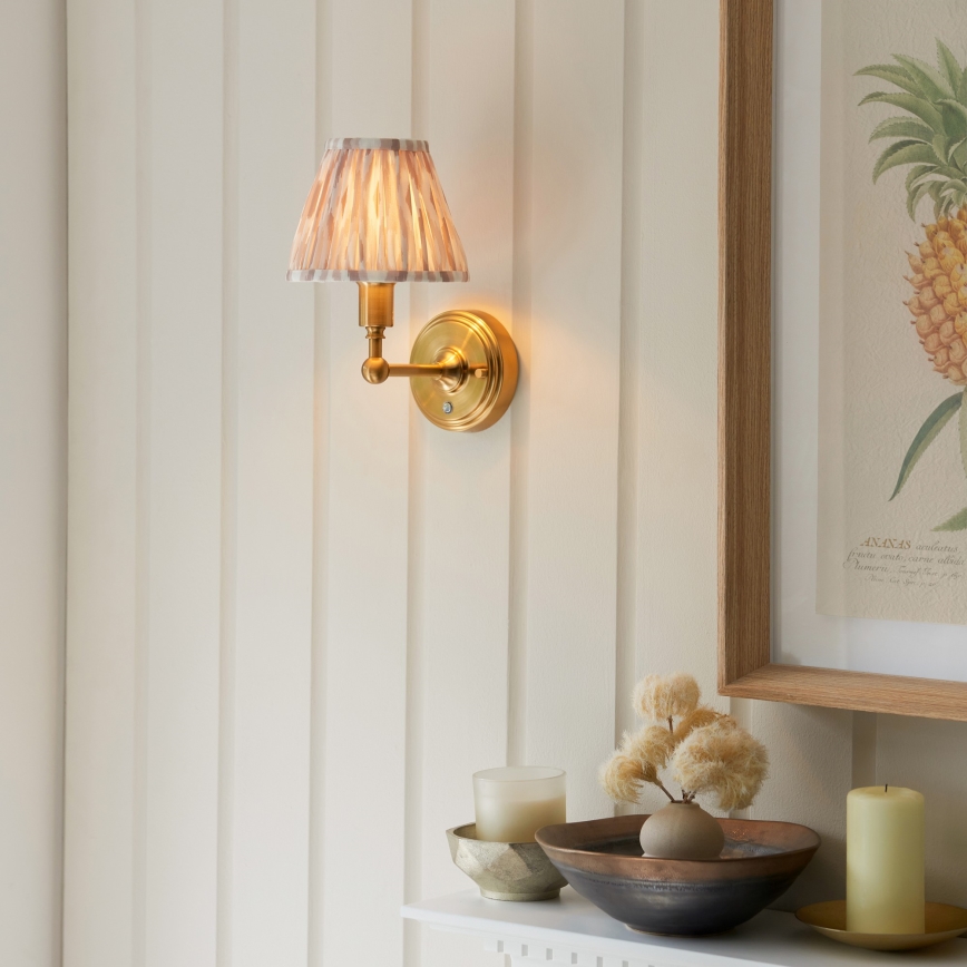 Endon 114831 - LED væglampe dæmpbar og genopladelig BURLEY LED/1,5W/5V messing/beige