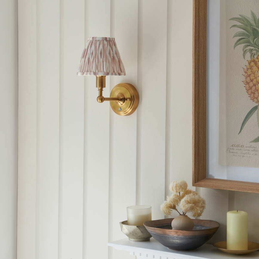 Endon 114831 - LED væglampe dæmpbar og genopladelig BURLEY LED/1,5W/5V messing/beige