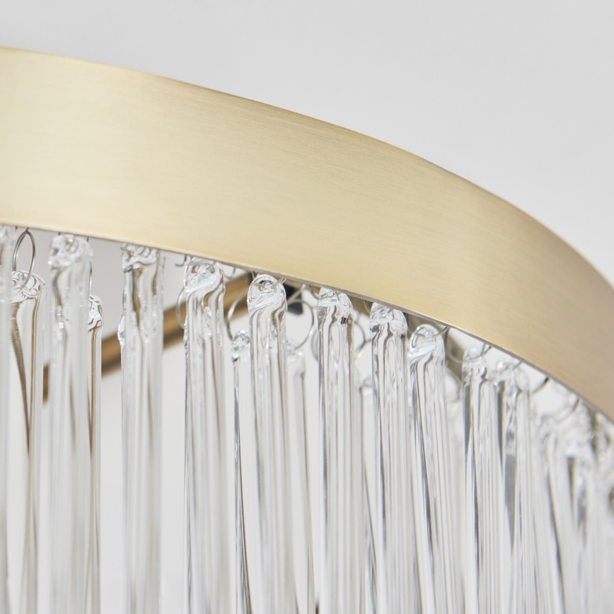 Endon 119109 - Overflademonteret lysekrone CLERMONT 3xE14/6W/230V messing