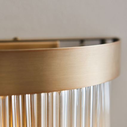 Endon 119125 - Væglampe CLERMONT 2xE14/6W/230V messing