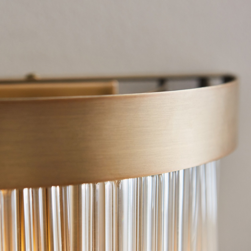 Endon 119125 - Væglampe CLERMONT 2xE14/6W/230V messing
