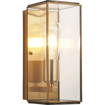 Endon 119144 - Væglampe HAMMOND 1xE27/10W/230V messing