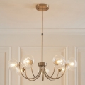 Endon 119224 - Pendel med wireophæng HAGUE 7xG9/5W/230V messing