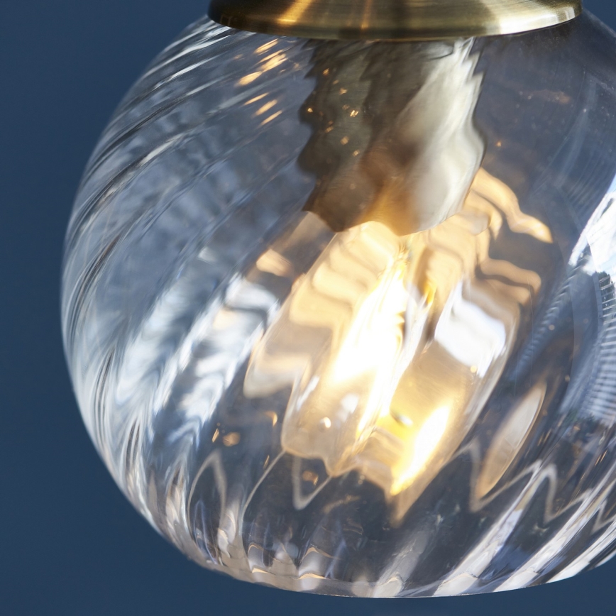 Endon 119435 - ALLEGRA pendel på ledning 5xE14/7W/230V messing