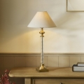 Endon 119972 - Bordlampe AVEBURY 1xE27/10W/230V messing/grå