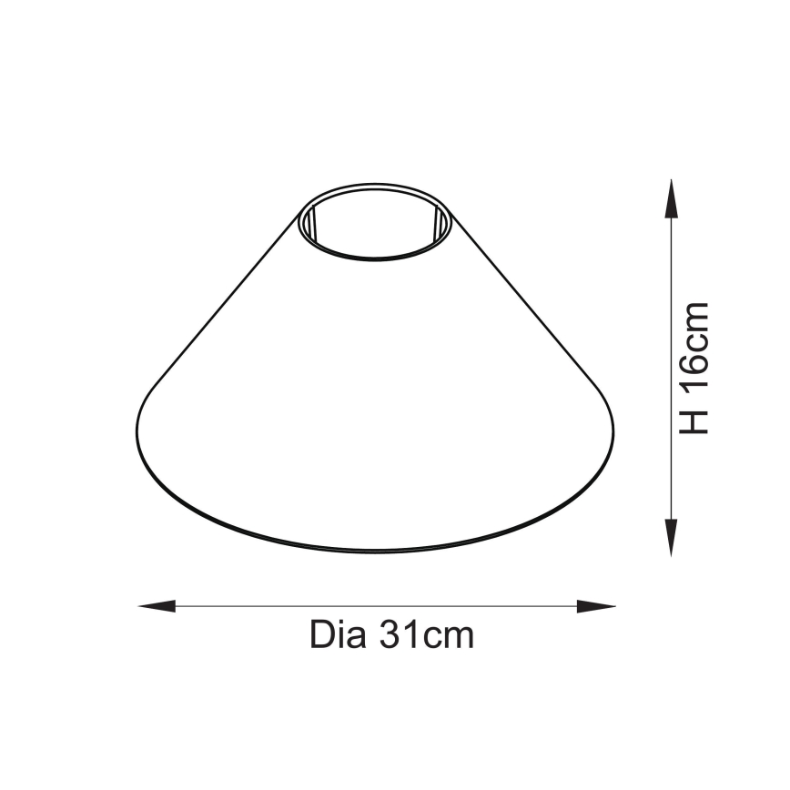 Endon 119972 - Bordlampe AVEBURY 1xE27/10W/230V messing/grå