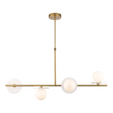 Endon 120038 - CERCHIO stangpendel 4xG9/5W/230V, messing